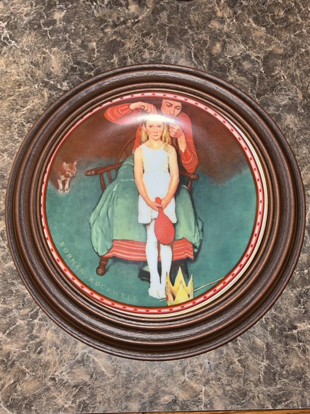 Second Thoughts Norman Rockwell Collectable Plate